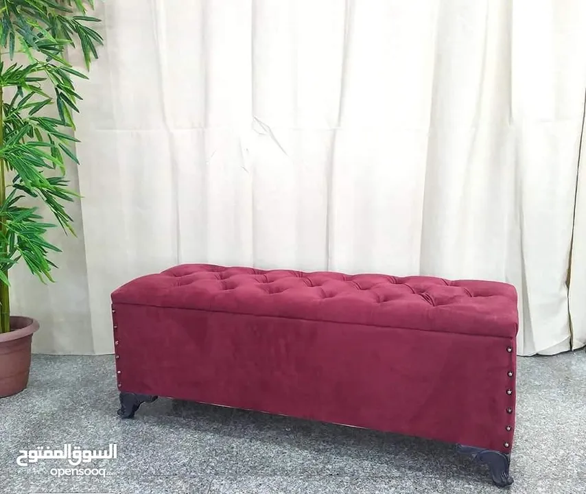 بفات للديكور والجلوس جميلة في المنزل يوجد بها إمكانية للتخزين متوفر جميع الألوان