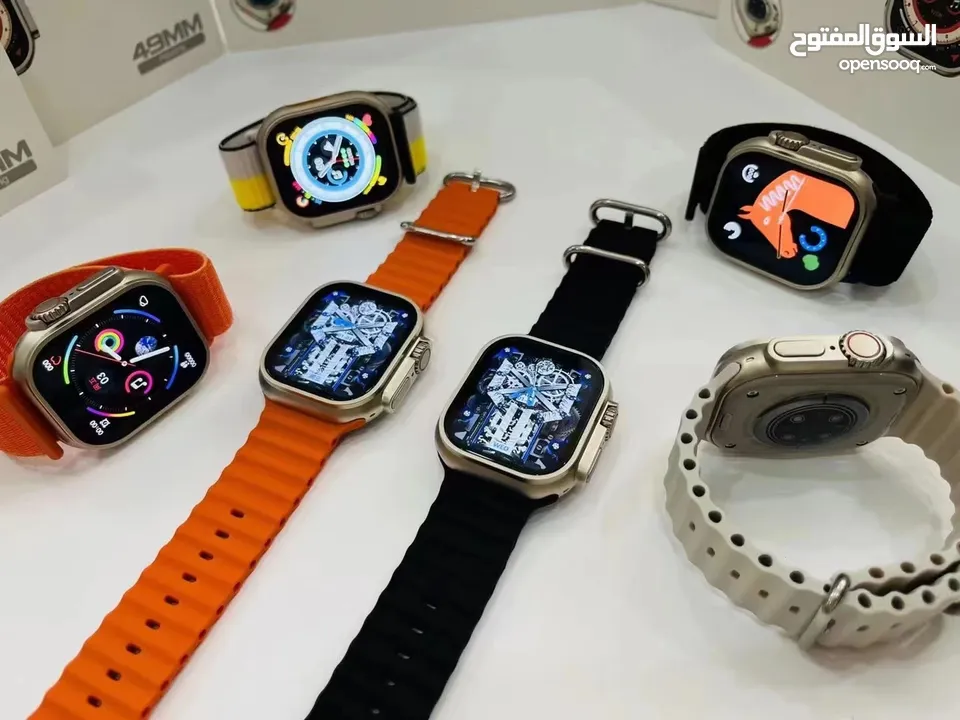 ساعة ابل ذكية الاصدار الاخير الترا سمارت ووتش الاحدث Ultra Smart Watch 2024+