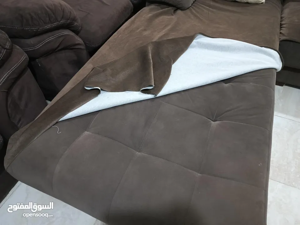 طقم كورنر لون بني للبيع 50دينار