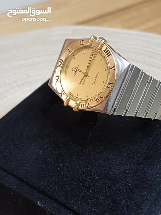 ساعة اوميغا كونستليشن ذهب /ستيل  omega constellation gold and steel