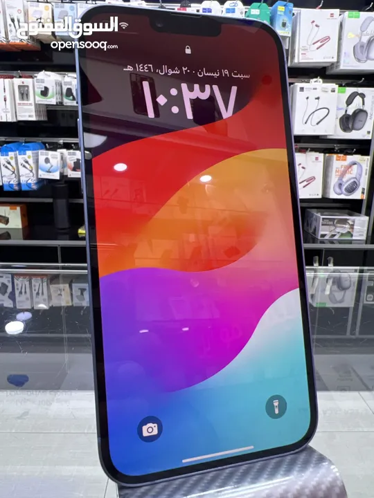 iPhone 14 Plus (256) GB ايفون مستعمل  14 بلس بحالة الوكالة مش مفتوح او مصلح او مغير اي شي نهائيا.