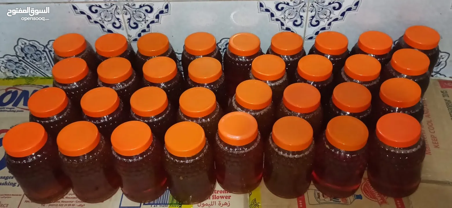 عرض محدود والكمية محدودة بيع أنواع العسل بالجملة وتوصيل مجاني الجميع المناطق المغربية
