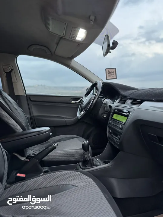 سكودا رابيد موديل 2015 ديزل اصل برايفت يد ثانية محرك 1600 جير عادي