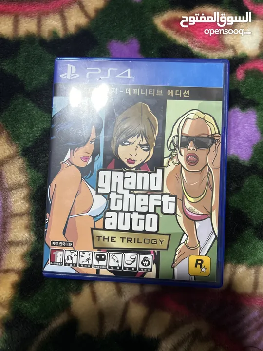 سيدي السيارات grand theft auto the trilogy مستعمل بحالة الجديد