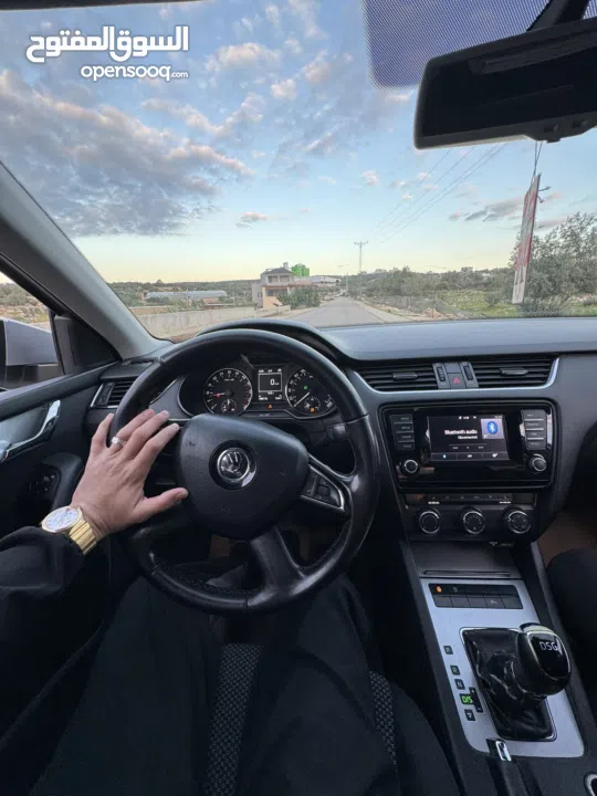 سكودا اوكتافيا 2016 اوتومات ديزل بوضع الشركة السيارة