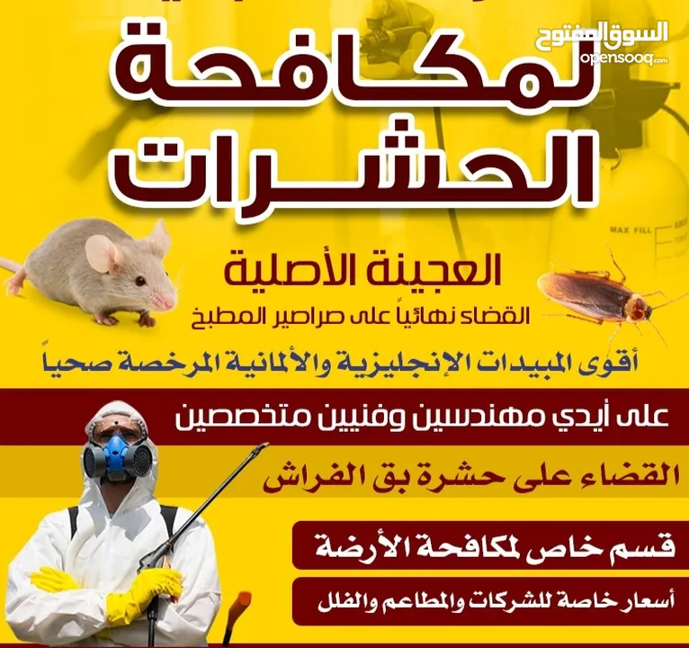 الشركة الدولية لمكافحة الحشرات بجميع مناطق الكويت
