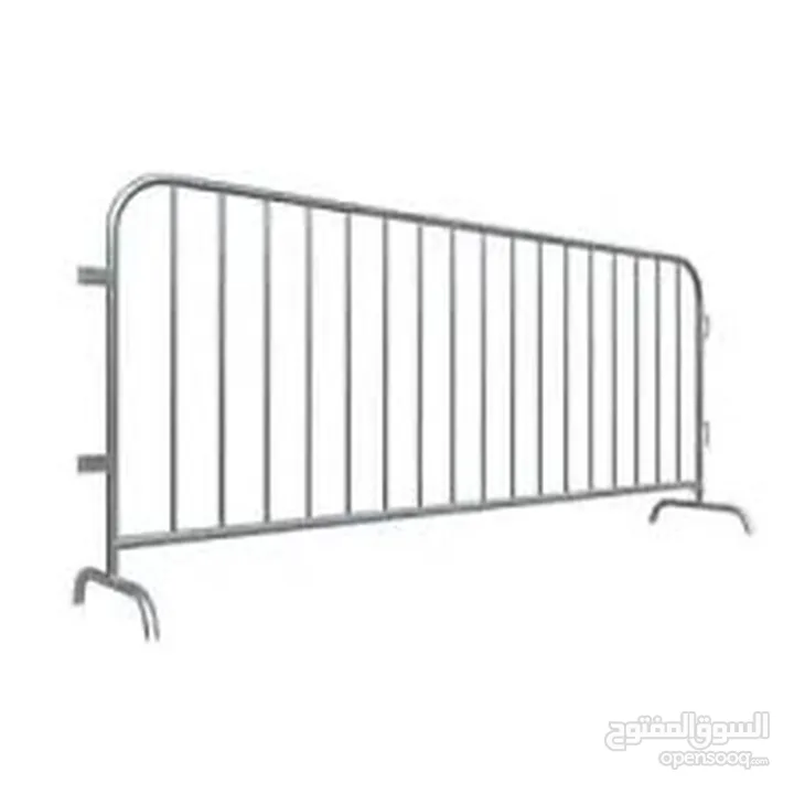حواجز حديديه تفصيل للبيع او للإيجار