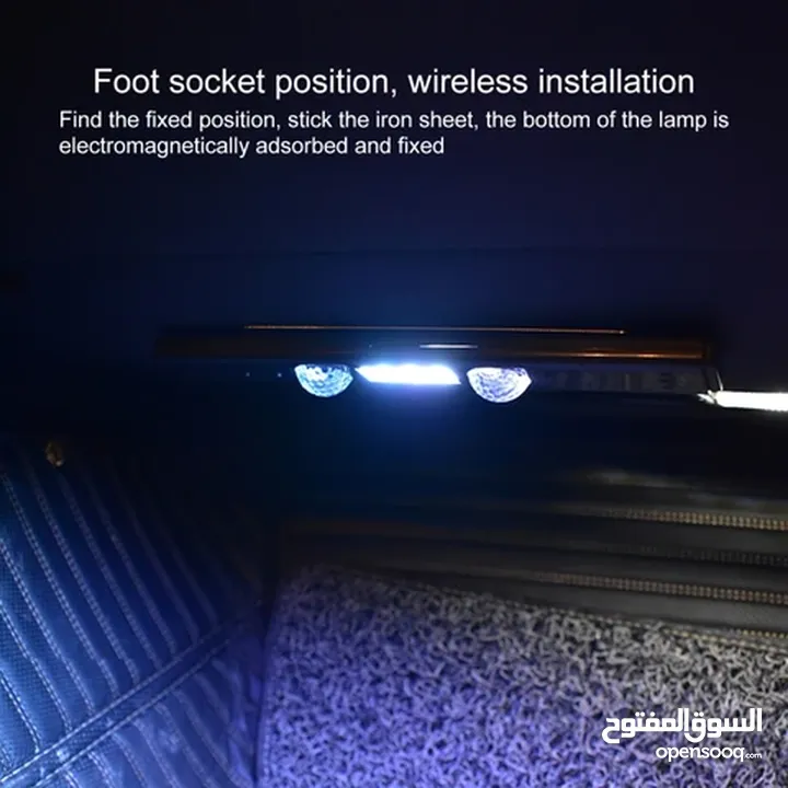 مصابيح LED للسيارة والمنزل مع ريموت ومستشعر صوت متعددة الاستخدامات