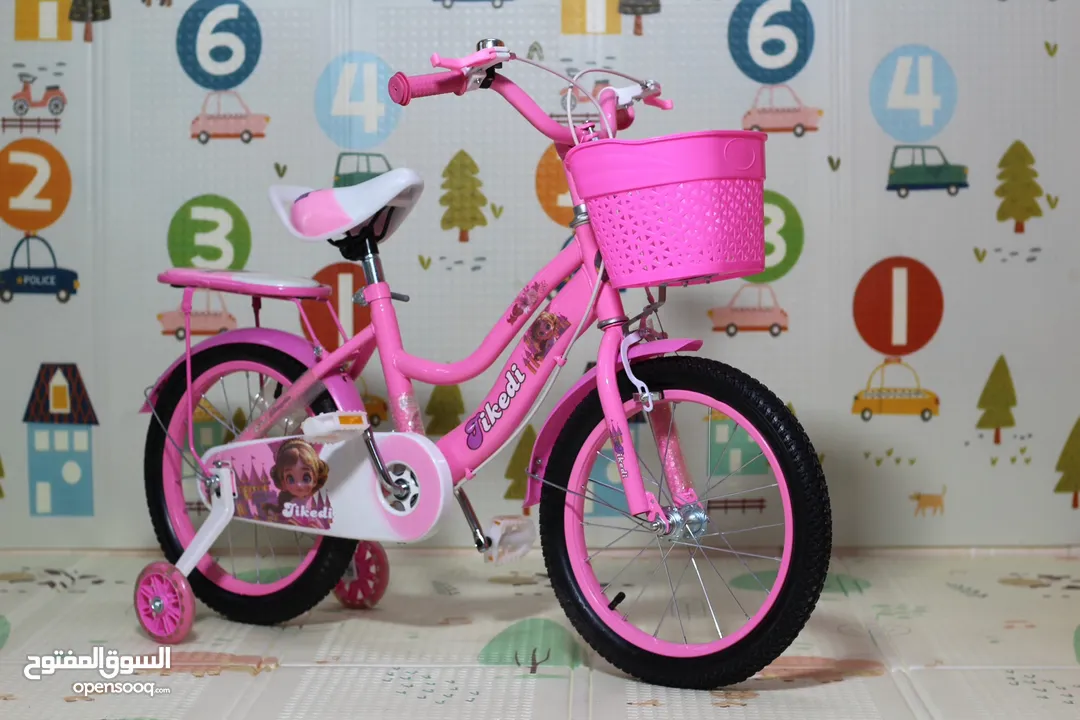 دراجة البنات الجديدة من island toys  – وردية، أنثوية، ومليانة فرح اطلبها الآن