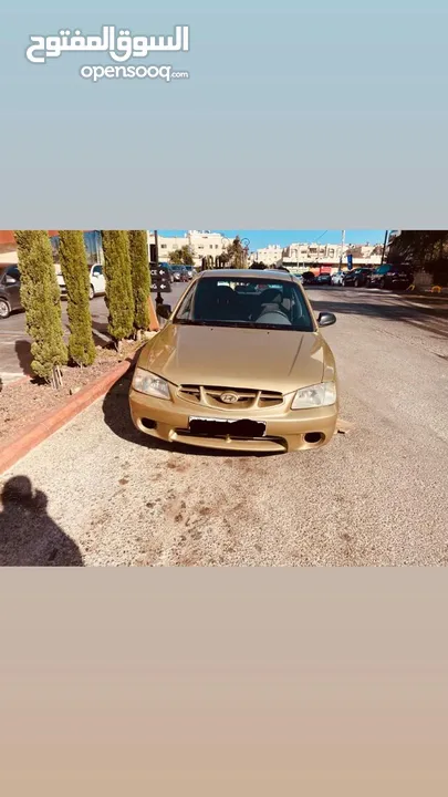 هيونداي أكسنت لون ذهبي مميز موديل فيرنا