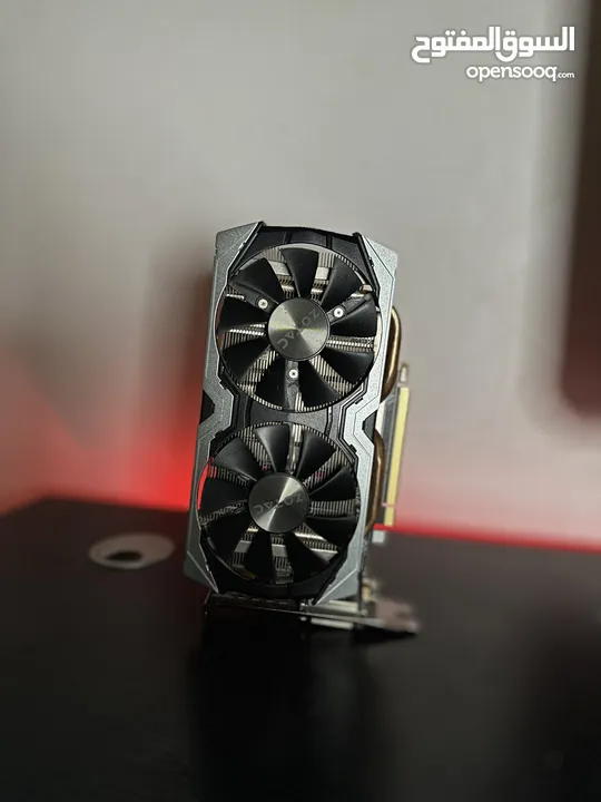 GTX 1060 6GB Zotac  كرت شاشة من نيفيديا نسخة زوتاك بمروحتين قوي و بحالة ممتازة