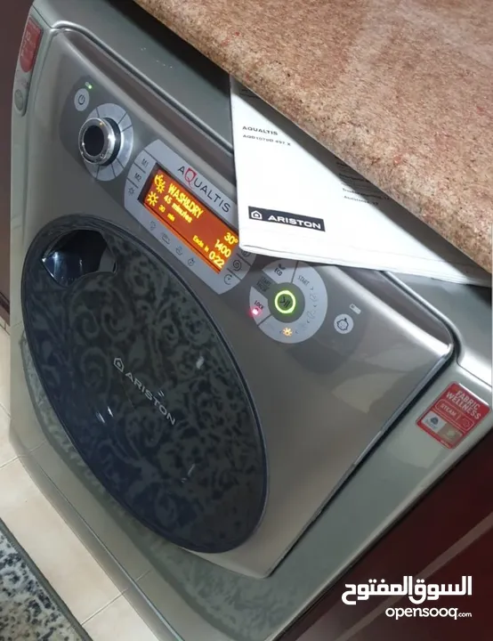 غساله مع حماصه 2في1 إيطالي نوع اريستون