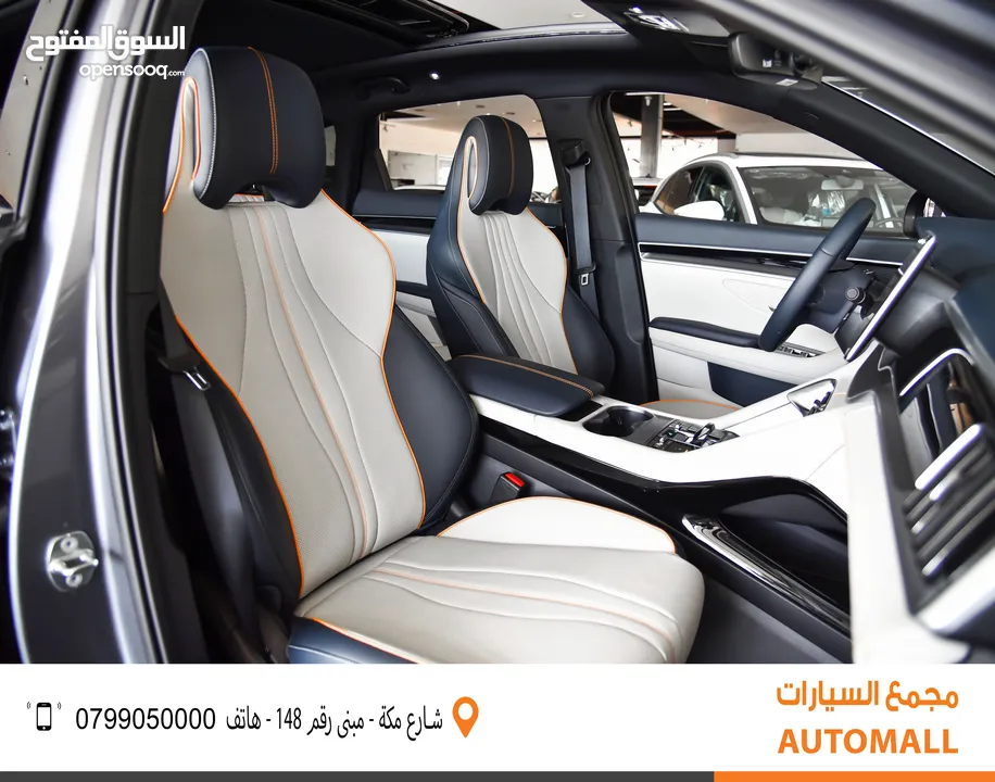بي واي دي سونج بلس فلاج شيب كهربائية بالكامل 2024 BYD Song Plus Flagship Champion Edition SUV EV