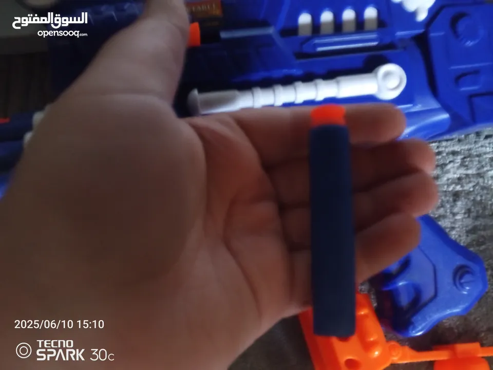 مسدس كهربائي للبيع للاطفال لون ازرق للاطفال لجميع الاعمار سهل الاستخدام