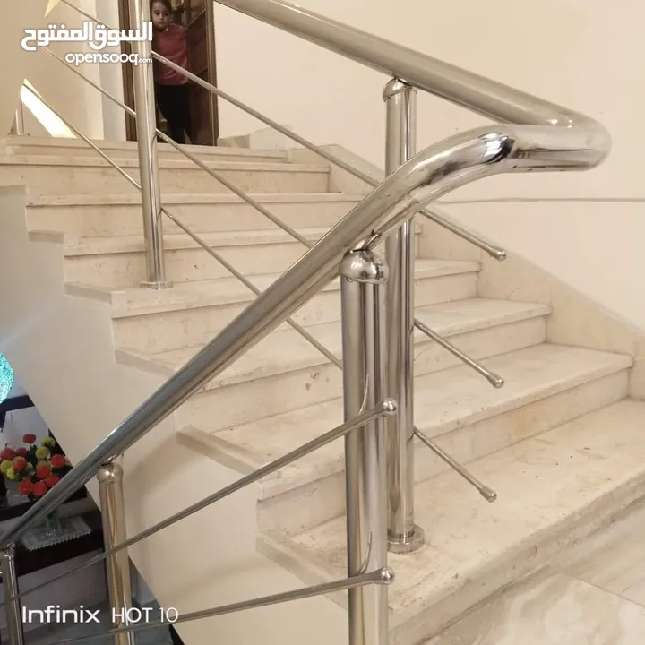 دربزين ستانلس ستيل 304-stalees steel handrel