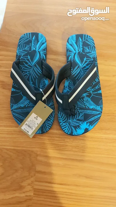 slippers ONEILL , TOMMY HILFIGER, GOOD FELLOW, SUN & SKY  from usa size 41, 43,44,45