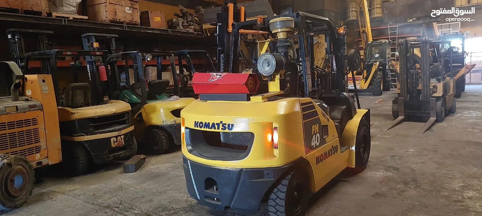 forklift Komatsu FH40 2017 Master Container 3 boom 4 tons Fuel type diesel 11000 hours used only