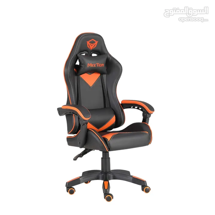 Meetion CHR04 Black & Orange Professional Gaming Chair كرسي العب ميشن جودة عالية