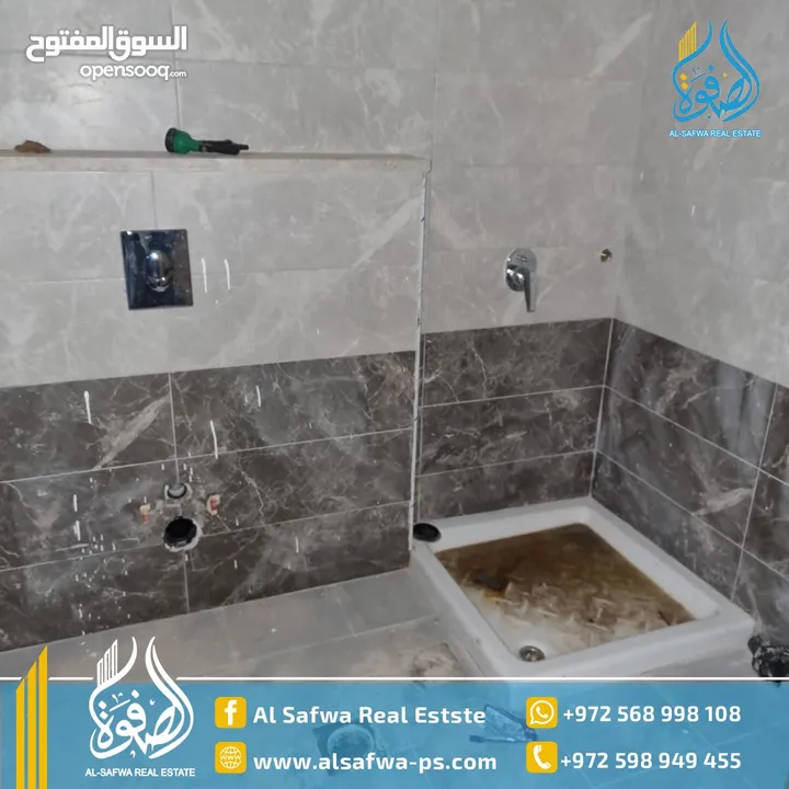 شقق جديده مميزة للايجار سوبر ديلوكس ام الشرايط قرب قاعات دير طريف الايجار سنوي