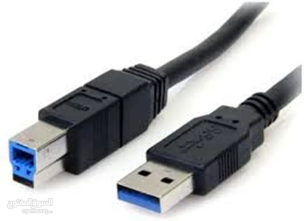 USB PRINTER CABLE وصلة طابعة كيبل طابعة 