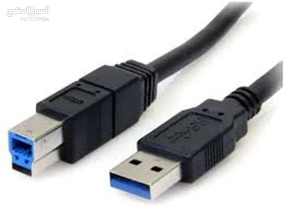 USB PRINTER CABLE وصلة طابعة كيبل طابعة