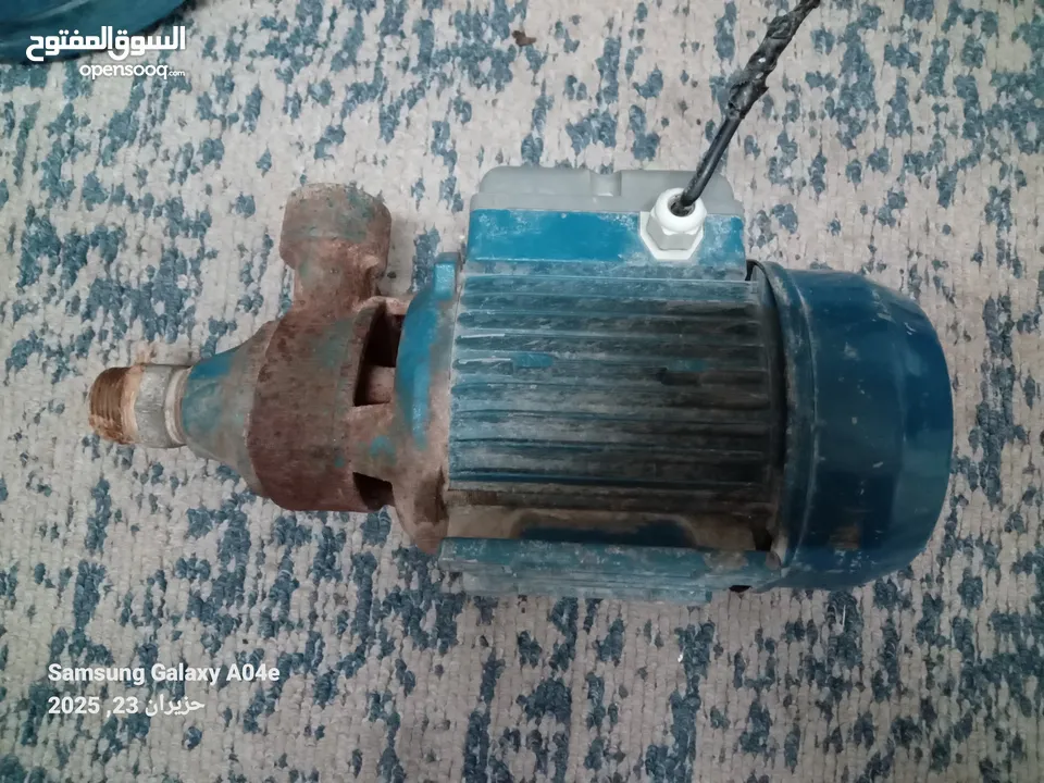 مضخة مياه مستعمله  واحد حصان ايطالي