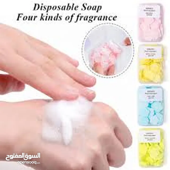 حبيبات قطع صابون سفري جيب طبيه جافه علبه صغيره