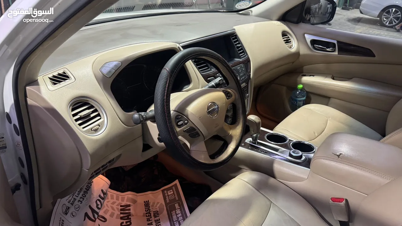 نيسان باثفندر دبل 2014 مشاء الله مالك اول ممشى قليل صيانه بالوكيل 2014 Nissan Pathfinder 4x4 Fi