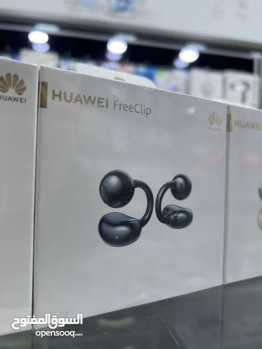سماعات هواوي فري كليب الجديدة  Huawei FreeClip AirPods  سماعات بلوتوث ( كمية محدودة جدا اخر حبتين )
