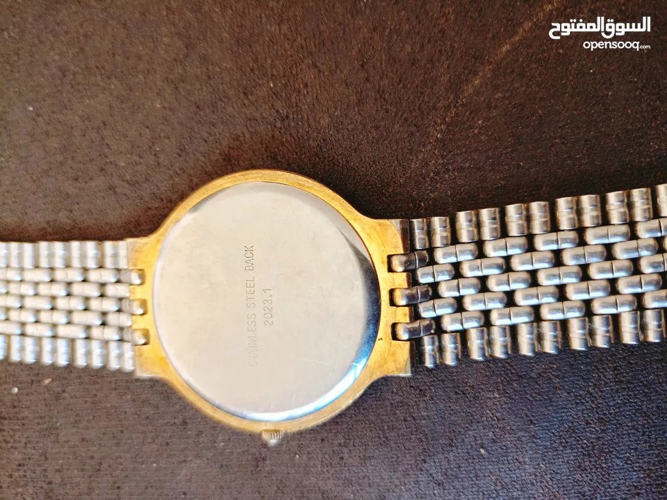 ساعة أصلية تحفه Crovana SWISS MADE مذهب كوارتز