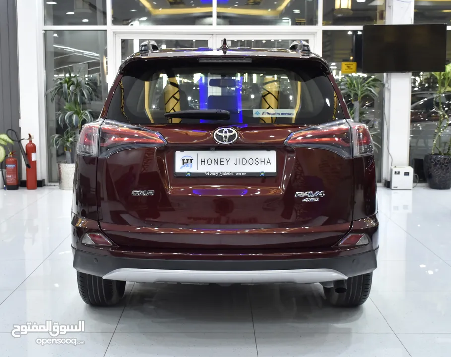 Toyota Rav4 GXR 4WD ( 2017 Model ) in Burgundy Color GCC Specs