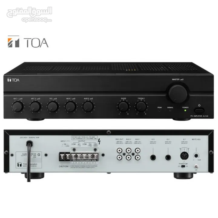 مكبرات صوت امبليفير AMPLIFIER  ماركة TOA توا