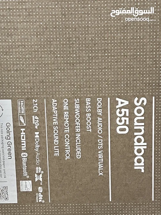 للبيع ساوند بار سامسونج A550 جديد بالكرتون لم يستخدم
