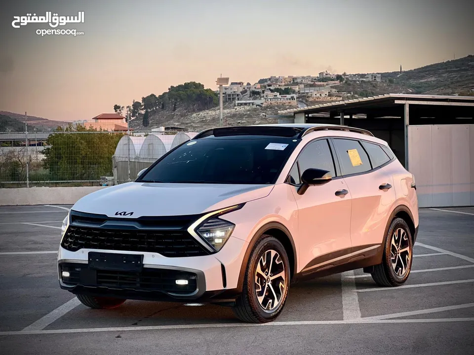 كايا سبورتاج /2022 فل الفل فتحة سقف  2x4 ///240Hp بنزين + كهرباء  ( Haybrid) 1600cc