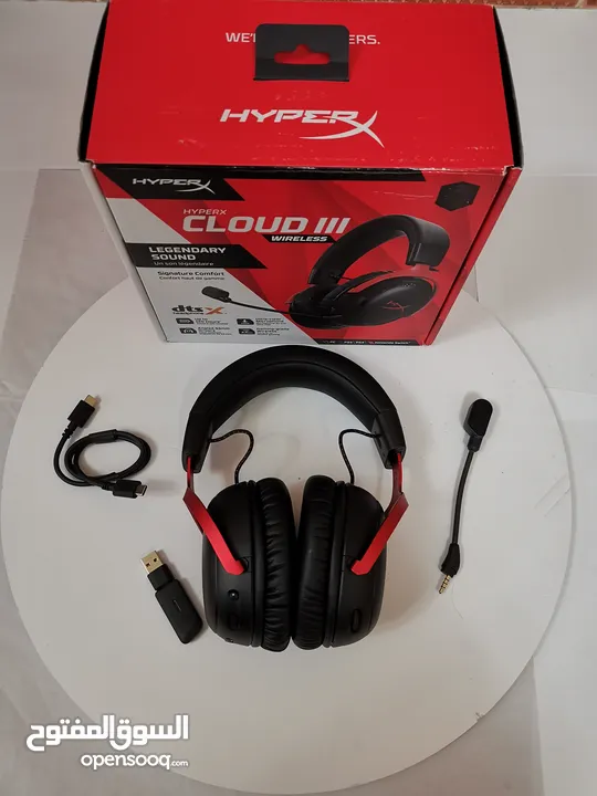 سماعة Hyperx cloud 3 شبه جديدة