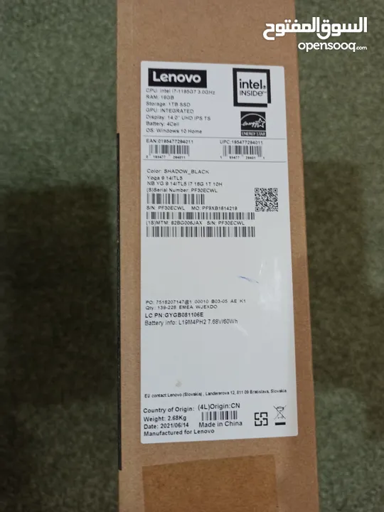 للبيع جهاز لينوفو يوجا 9  بحاله ممتازه