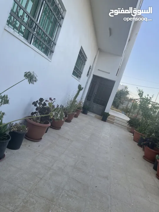 ارض دونم مع بيت ارضي وبيت طابقين