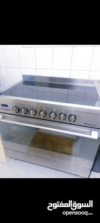 electrical italian stove/oven shiney