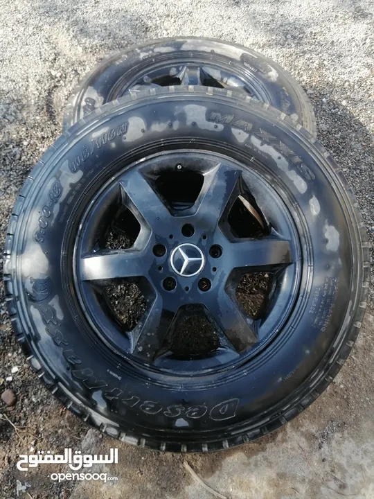 Mercedes 18inch Desert Tyres