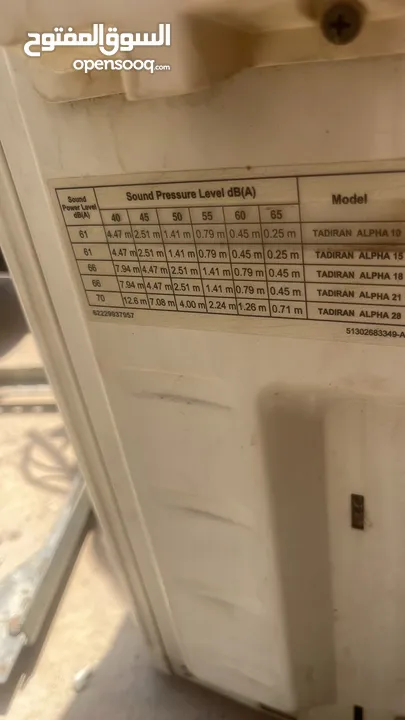 مكيف مستعمل بحاله جيده جدا بسعر حرق