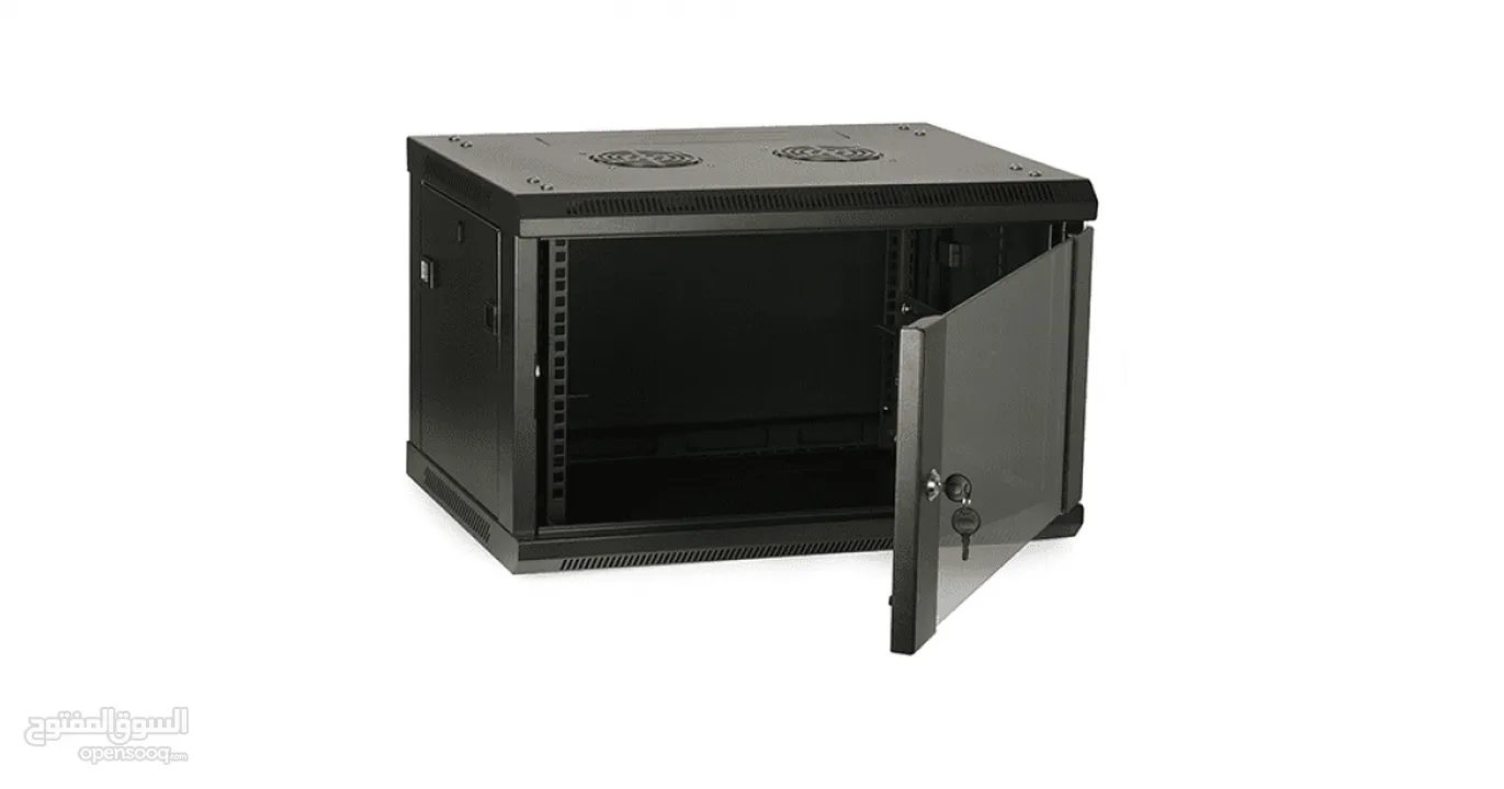 كبينة سيرفر انترنت باحجام متنوعة  وأفضل الاسعار Network Cabinet  من 4u to 42 u