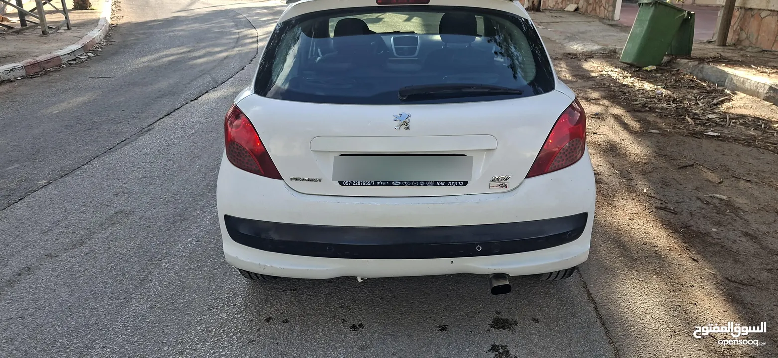 بيجو 207موديل 2009_اتومتيك _ماتور 1600-بنزين اصل برايفت _فحص الف صلاة النبي نظيفة من الاخر