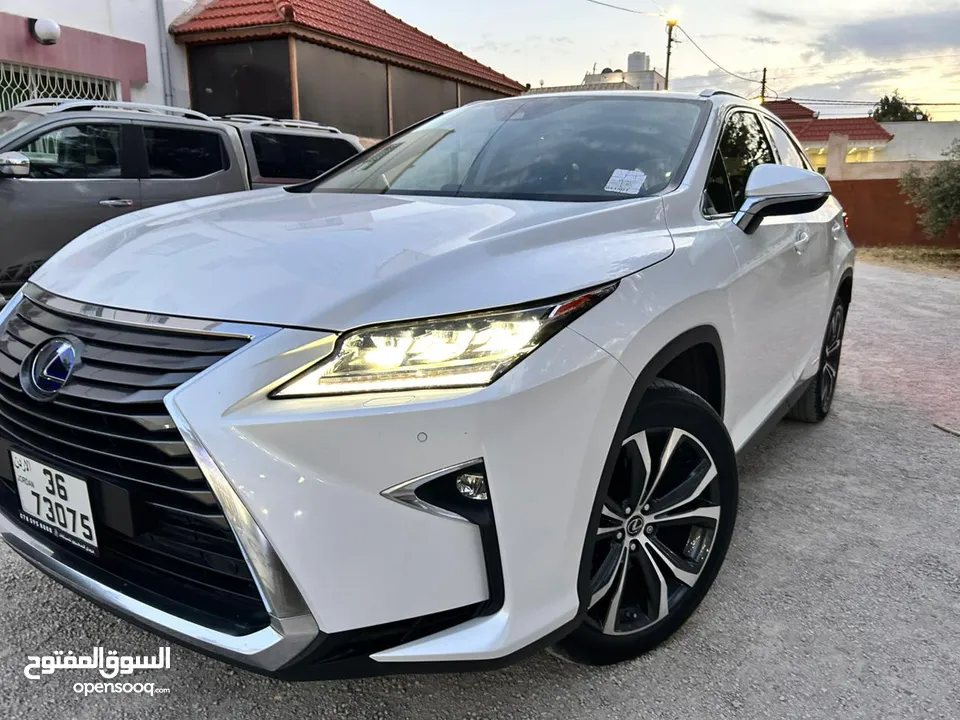 جيب لكزس Rx450h 2019 Lexus Rx450h 2019 hybrid  كرت ابيض