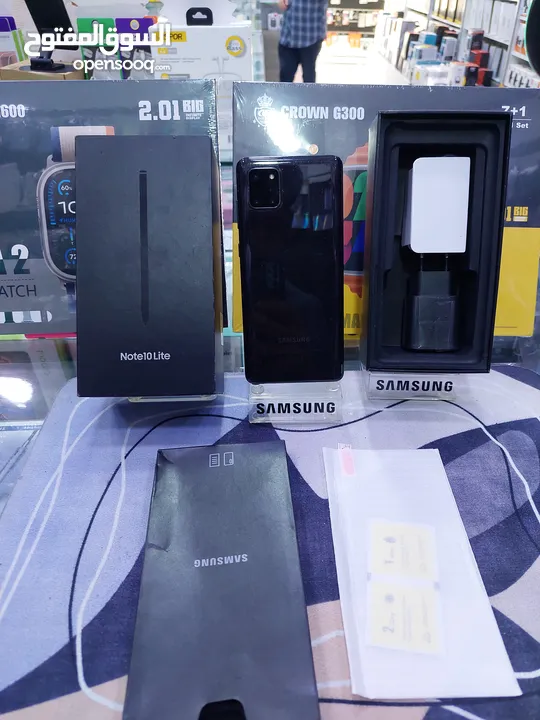 جهاز  نظيف جدا 128g 16ram Samsung  Not 10 Lite