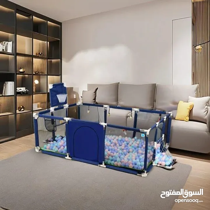 ملعب الأطفال بالحجم السوبر خلي أولادك يعيشوا المتعة بأمان ومرح!   سلة ألعاب وكرات الأطفال بالحجم