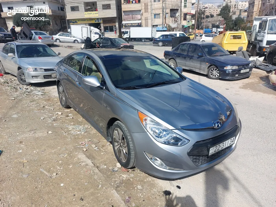 Hyundai Sonata Hybrid 2015 Limited  Special Edition   هونداي سوناتا هايبرد موديل 2015 وارد الوكاله