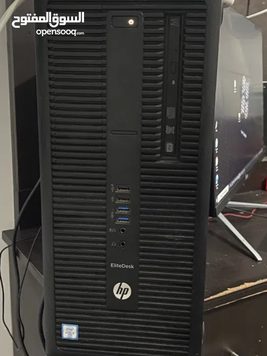 كمبيوتر + شاشة للبيع