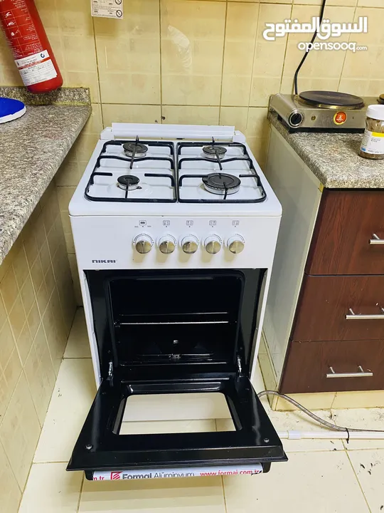 4 Burner Gas Cooker with Oven