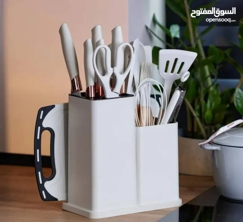 يا بلااااااااش مجموعه ملاعق طبخ متاكمله سيلكون الاصلي 19 قطعه عرض خاص