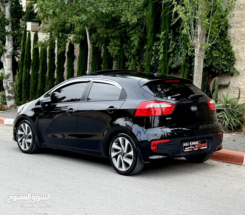 ‏  كاملة الاوصافAbu Kwaik Motors..  Kia Rio 2017  فحص ممتاز طلاء الشركة بالكامل ،، عداد 47 الف اصلي